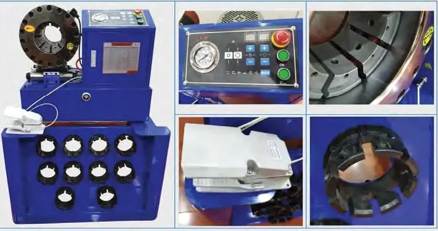 MT-51WSSK Hose Crimping Machine – 4-51mm 600T Heavy Duty Hydraulic Crimper